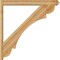 Ekena Millwork Olympic Arts & Crafts Rough Sawn Outlooker, Western Red Cedar, 6"W x 48"D x 48"H OUT06X48X48OLY03RWR - alternate 2